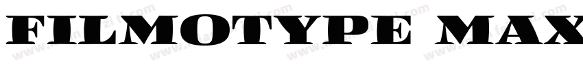Filmotype Maxwell字体转换